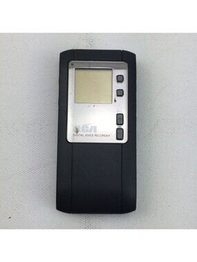 RCA RP5020A Digital Voice Recorder Portable Black Silver Battery Operated